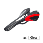 (-UD punase l&auml;ikega) Itaalia tipptasemel 3K v&otilde;i UD m&auml;gijalgratta t&auml;iss&uuml;siniku sadul maanteeratta sadul MTB esiistme Sella Seat ZD136 jalgratta sadul, (-UD raudonas blizgesys)