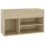 jalatsikapp，jalatsipink, Sonoma tamm, 80 x 30 x 45 cm, tehispuit CFE407542