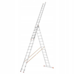 Alumiiniumist universaaltrepid HIGHER 3x15, 150 kg, multifunktsionaalsed, professionaalsed