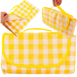 Piknikumatt Martom, 200x200 cm, kollane