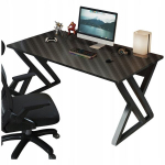 Must kaasaegne m&auml;nguri arvuti laud m&auml;ngijatele p&ouml;&ouml;ningul - usaldusv&auml;&auml;rne 120 cm