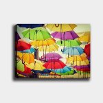 Pilt V&auml;rvilised vihmavarjud