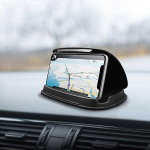 Telefonihoidja GPS Dash Mount Auto Mobiiltelefon Instrument Console Keskkonsool Kronstein Silikoonist libisemiskindel matt Alus Auto navigatsioonivahend Creative Snap Type-smal