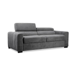 Diivanvoodi KINGSTON 3-kohaline 200x102xH73/92cm, tumehall