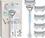 Komplekt Gillette Venus Satin Care Blades naistele: habemenuga + raseerimispead, 5 tk