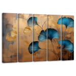 Seinapilt, Lilled Ginko Botanica Art Deco