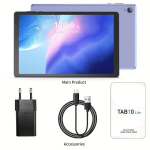 Tahvelarvuti Rhytom 25,4 cm Android 12 tahvelarvuti - 4GB RAM 32 GB m&auml;lu 6000 mAH IPS -ekraan - Purple