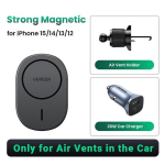 Telefonihoidja Ugreen Magnetic auto telefonihoidja traadita laadimise iPhone'i jaoks - ainult &otilde;huavad 2