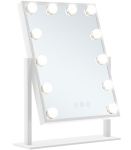 G.LUX 12 LED-tulega peegel MAKE UP MIRROR-2-WH