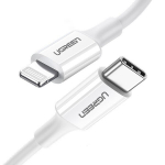 Ugreen USB Type C &ndash; Lightning kaabel 3A 0,25m valge (US171)