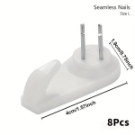 Eriti Tugev Takjapael Komplekt, 1m x 20/25mm - Ilmastikukindel Nailon Kinnitusstrips.,  Smėlio spalvos-didelis-8vnt