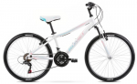 Laste jalgratas Romet Jolene 24" S/13" valge-roosa