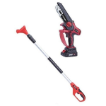 Minimootorsaag teleskooppikendusega Worcraft 20V, 15 cm koos aku ja laadijaga