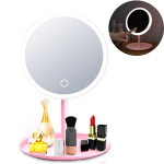 LED-valgustava kosmeetilise peegliga peegel Make up