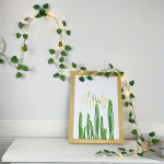 Arbuusilehe Kunstlik Viinapuu Tuled, 5M--50LED