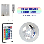 LED riba patareidiga pult, 39,37 colio / 100 cm