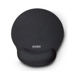Hiirpad - URBAN FACTORY - K&Auml;SI RAHU TU - Ergonoomiline - Geelist k&auml;etugi - Must