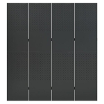 vidaXL 4 paneeliga ruumijagaja, antratsiithall, 160 x 180 cm, teras, Antracito