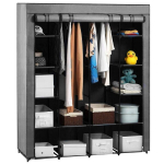 R&otilde;ivaste tekstiilist riidekappide kokkuklapitavad suured XXL riidekapi riputid