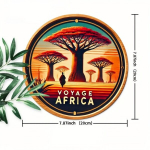 Aafrika Seiklus Puidu Kunstplaat
