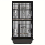 Suur metallist papagoi puur tiigri-f&ouml;&ouml;niksi kaunistusega.