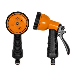 Kastmisp&uuml;stoli otsik Bradas BLACK LINE, 8 funktsiooni