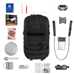 Elluj&auml;&auml;misseljakott 36L varustusega &ndash; ​​Brytzky Tactical Polygon | 72h kott | Evakuatsioonikott | Bug Out Bag