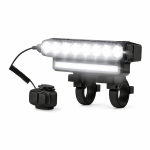 Jalgratta esilamp 8-LED, 4 režiimi, 4000 mAh, 1 tk.
