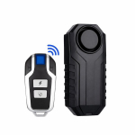 Jalgratta alarm koos puldiga, must, 1 tk
