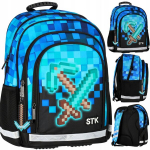 Kooliseljakott Starpak Pixel Blue, 23 l