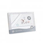 Laste voodipesukomplekt Interbaby, 3-osaline, puuvillane