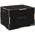 Plyo-box ehk h&uuml;ppekast kuni 120 kg, 61x51x41 cm, must