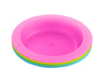 PP taldrikute komplekt KikkaBoo Rainbow 4 tk V&auml;rviline Kerge