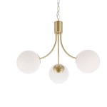 Candelluxi ripplamp Dani, kuldne/valge