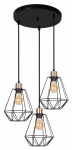 Candellux rippvalgusti Primo 33-00323, must/antiikkuld