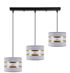 Rippvalgusti Candellux Pandy must 3x40W E27