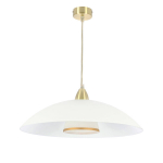 Ripplamp Candellux Duetto satiinkuldne klaasist vari E27 40W