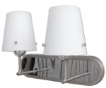 Candelluxi seinalamp Tango, kroom/valge