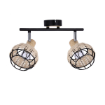 Candellux laelamp Taiga, must/beež