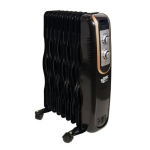 Besk &otilde;liradiaator 9148068, 2000W, 9 sektsiooni, 220V, 50Hz, 3 kiirus, must v&auml;rv