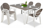 Aiam&ouml;&ouml;blikomplekt PALMA/ALLORO - 6/140, Bianco Tortora