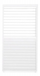 Reguleeritav ribikardinapaneel paviljonile Pergola Premium, 300x93 cm, valge