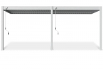 Paviljon Pergola Elegance, 294x600x256 cm, valge