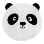 Atmosphera laste vaip Panda 100x100 cm, must/valge