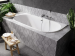 Vann Besco Vica Slim+, 170 x 80 cm, kroom sifooniga