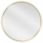 Vannitoa peegel Mexen Loft Round, 65 cm, kuldset v&auml;rvi
