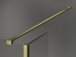 Mexen Kioto du&scaron;isein Walk-in 140 x 80 x 40 cm, l&auml;bipaistev, kuldne harjatud - 800-140-080-221-55-00-040