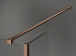 Mexen Kioto du&scaron;isein Walk-in 135 x 80 x 40 cm, l&auml;bipaistev, harjatud vask - 800-135-080-221-65-00-040