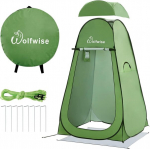 WolfWise Pop-Up telk du&scaron;iruumiks, riietusruumiks ja tualetiks randa &mdash; matkatelk, matkadu&scaron;ikabiin, rannatelk, h&uuml;piktelk, matkatarbed, aiatelk, matkavarustus