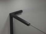 Mexen Kioto-X L du&scaron;isein Walk-in 50 x 200 cm, l&auml;bipaistev 10 mm, must - 800-050-107-70-00-X